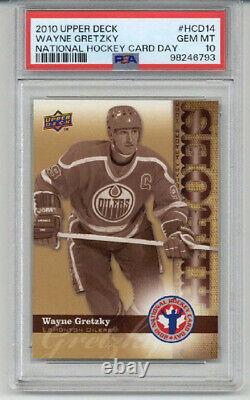 2010 Upper Deck National Hockey Card Day Wayne Gretzky Card Oilers Psa 10 Pop 4