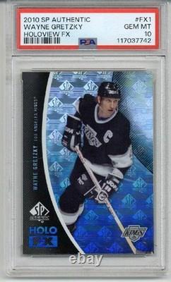 2010 Upper Deck Sp Authentic Holoview Fx Wayne Gretzky Kings Psa 10 Low Pop Rare