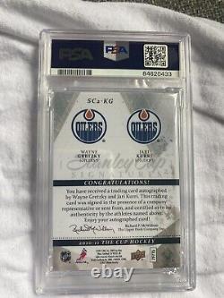 2010 Upper Deck The Cup Dual Auto Wayne Gretzky/Jari Kurri /25