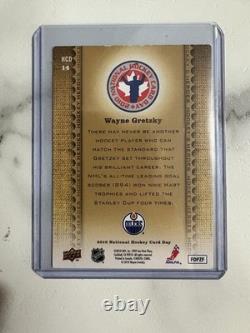 2010 Upper Deck Wayne Gretzky Autograph Signed Card