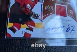 2010 Upper Deck #asa-35 Wayne Gretzky Autograph Auto Game Jersey Card Hof #10/25