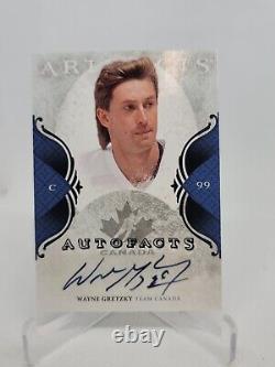 2011-12 Upper Deck Artifacts Autofacts Auto Wayne Gretzky Ssp Rare Hof