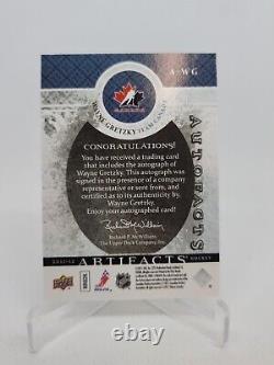 2011-12 Upper Deck Artifacts Autofacts Auto Wayne Gretzky Ssp Rare Hof