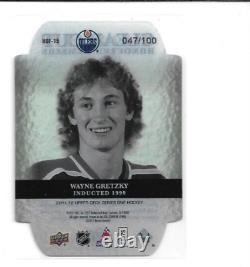 2011-12 Upper Deck Clear Cut Honoured Members Hof-15 Wayne Gretzky 047/100