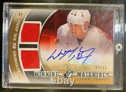 2011-12 Upper Deck SPx Winning Materials Wayne Gretzky Patch Auto #03/15