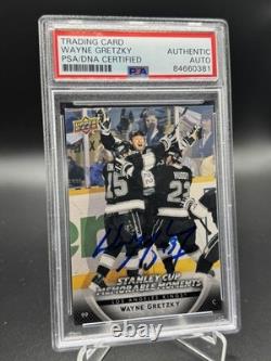2011-12 Upper Deck Wayne Gretzky Auto #SC7 PSA Authentic DNA AUTO