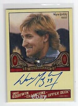 2011 Upper Deck Goodwin Champions Autograph Auto Wayne Gretzky Rare Oilers