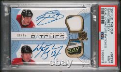 2011 Upper Deck The Cup Joe Sakic/wayne Gretzky Dual Signature Patches /35 Psa 9