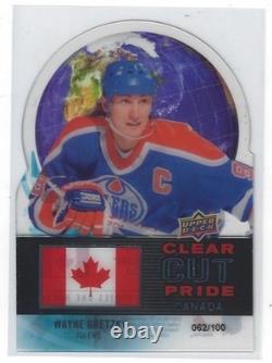 2012-13 Upper Deck Series One Wayne Gretzky Clear Cut Pride 062/100 PCR-1