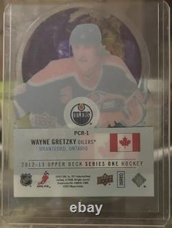 2012-13 Upper Deck Series One Wayne Gretzky Clear Cut Pride 062/100 PCR-1