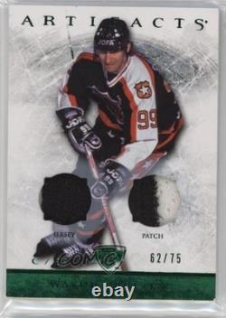 2012 Upper Deck Artifacts Emerald Jersey/Patch 62/75 Wayne Gretzky Patch HOF 1y9