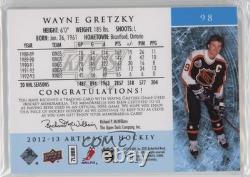 2012 Upper Deck Artifacts Emerald Jersey/Patch 62/75 Wayne Gretzky Patch HOF 1y9