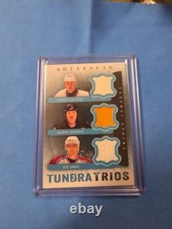 2013 14 Artifacts Tundra Trios Gretzky, Lemieux, Sakic. # T3LGS