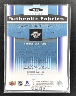 2013-14 SP Game Used Wayne Gretzky Authentic Fabrics PATCH JERSEY NUMBER /35