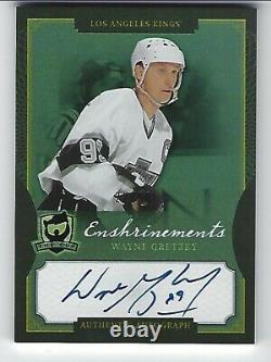 2013-14 UD Upper The Cup Hockey Wayne Gretzky /60 Enshrinements Auto Signature