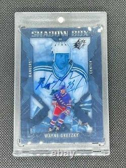 2013-14 Upper Deck SPX Shadowbox SSP Auto Wayne Gretzky