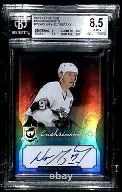 2013-14 Upper Deck The Cup Wayne Gretzky Auto 29/60 BGS 8.5 Los Angeles Kings