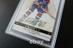 2013-14 Upper Deck Trilogy Hockey #43 Wayne Gretzky Auto PSA 10 Pop 1