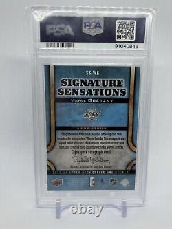 2013-14 Upper Deck Wayne Gretzky Signature Sensations Auto SSP 113,562 PSA 9