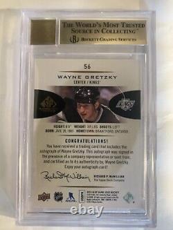 2013-14 Wayne Gretzky SP Game Used Gold Autographs BGS 9.5 True Gem Mint Auto 9