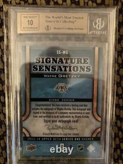 2013 2014 Upper Deck Signature Sensations Wayne Gretzky BGS 9.5 Auto