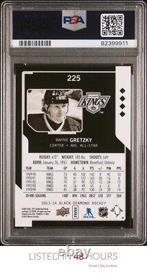 2013 Upper Deck Black Diamond Quad #225 Wayne Gretzky Pop 2 Psa 10 H3752969-911