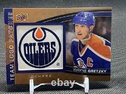 2013 Upper Deck Edmonton Oilers Collection Team Logo Patches Wayne Gretzky