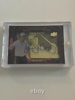 2013 Upper Deck Exquisite Collection Dimensions Rory McIlroy Auto #D-RM More