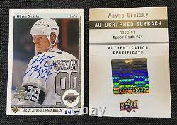 2014-15 UD Buyback WAYNE GRETZKY AUTO /25 1st RC Upper Deck Autograph SP 1990-91