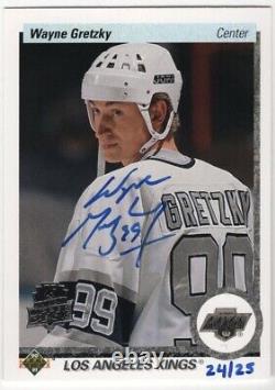 2014-15 UD Buyback WAYNE GRETZKY AUTO /25 1st RC Upper Deck Autograph SP 1990-91