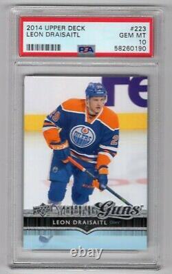 2014-15 Upper Deck #223 Young Guns Rookie Leon Draisaitl Psa 10 Rare Hot