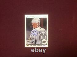 2014-15 Upper Deck 25th Anniversary Buyback Autographs #54 Wayne Gretzky #21/25