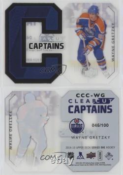 2014-15 Upper Deck Clear Cut Captains /100 Wayne Gretzky #CCC-WG HOF