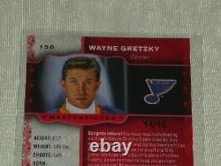 2014-15 Upper Deck Masterpieces Red Frame #150 Wayne Gretzky Jersey Card 14/15