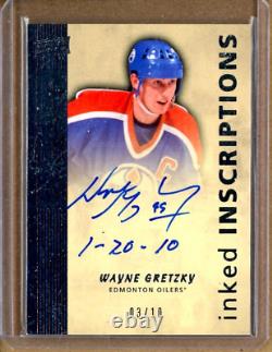 2014-15 Upper Deck Premier Inked Inscriptions #IIWG Wayne GRETZKY Auto /10