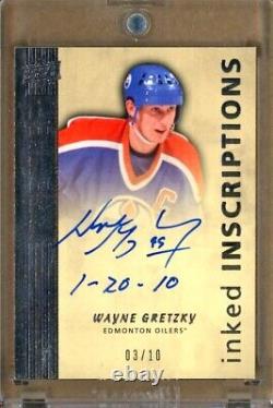 2014-15 Upper Deck Premier Inked Inscriptions #IIWG Wayne GRETZKY Auto /10