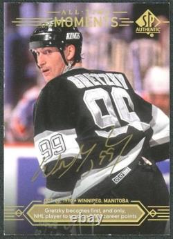 2014/15 Upper Deck SP Authentic Wayne Gretzky All-Time Moments Auto #184