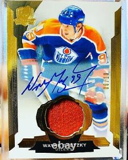 2014-15 Upper Deck The Cup Wayne Gretzky Base Patch Auto /10 Oilers