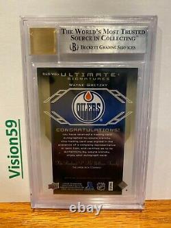 2014-15 Upper Deck Ultimate Collection WAYNE GRETZKY Auto BGS 9
