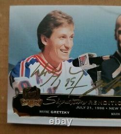 2014/15 Upper UD Cup Hockey Signature Renditions Combos Gretzky Messier Auto