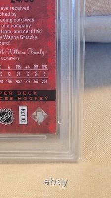 2014 Upper Deck Masterpieces Wayne Gretzky Red Framed /30 Auto SSP Eye Appeal