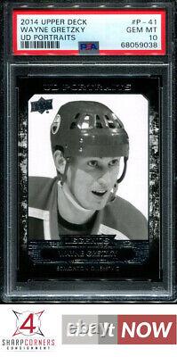 2014 Upper Deck Ud Portraits #p-41 Wayne Gretzky Hof Pop 2 Psa 10 H3509705-038