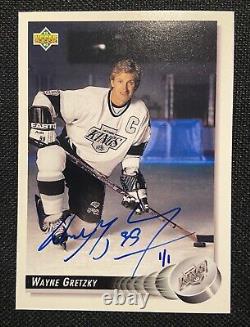 2015-16 UD Buyback WAYNE GRETZKY AUTO 1/1 1992-93 Upper Deck Autograph SP SSP