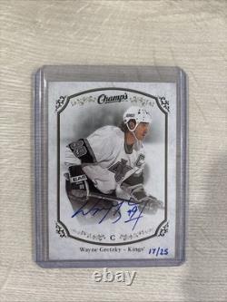 2015-16 Upper Deck Champ's Buyback Auto Wayne Gretzky /25