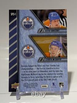 2015-16 Upper Deck Fall Expo Promos Wayne Gretzky Connor McDavid Rookie RC HOF