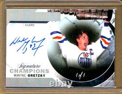 2015-16 Upper Deck Premier Signature Champions Silver Spectrum Wayne GRETZKY 1/1