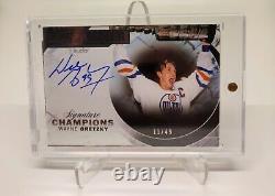 2015-16 Upper Deck Premier Signature Champions Wayne Gretzky Auto 11/49! Oilers