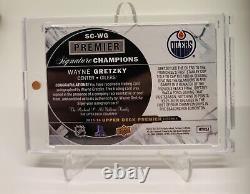 2015-16 Upper Deck Premier Signature Champions Wayne Gretzky Auto 11/49! Oilers