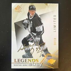 2015-16 Upper Deck SP Authentic Limited Autograph Gold #130 Wayne Gretzky /10 SP