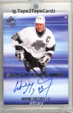 2015-16 Upper Deck SP Authentic Sign Of The Times Auto Wayne Gretzky